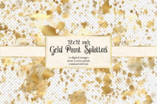 12x12 Gold Splatter Overlays & Textures Review