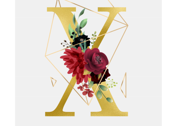 Alphabet X Floral Wreath Golden Foil: A Designer’s Real-World Review