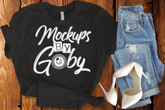 Bella Canvas Black T-Shirts for Women Design