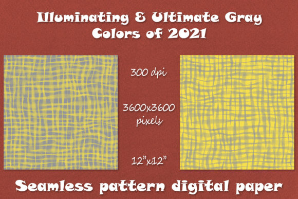Color 2021: Illuminating Yellow, Ultimate Pattern Design for Bloggers & Publishers