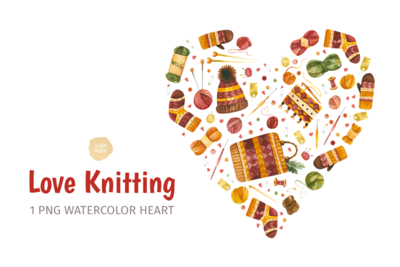 Crochet, Knitting and Sewing Clipart for Real Crafters & Handmade Sellers