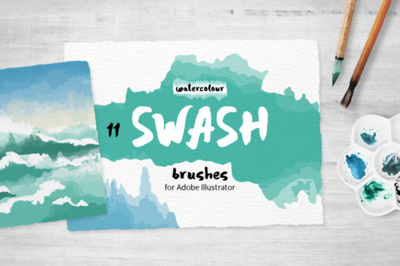 Elegant Flourishes with Swash Brushes for Illustrator