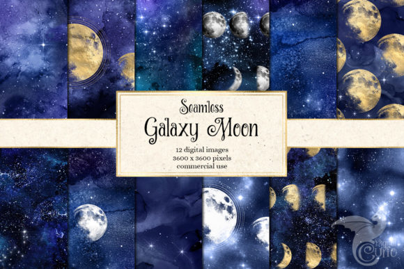 Galaxy Moon Digital Paper for Textures: A Seller’s Real-World Review