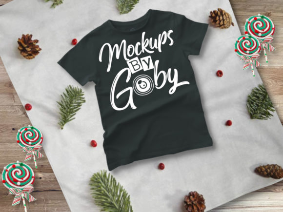 How Mockup Kids Dark T-shirt, Christmas Mock Elevates Seasonal Blog Design for Baby Amp Niches