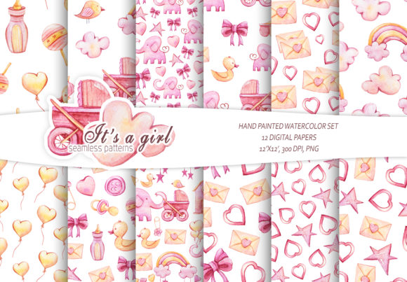 It's a Girl Seamless Patterns: Baby Girl Review