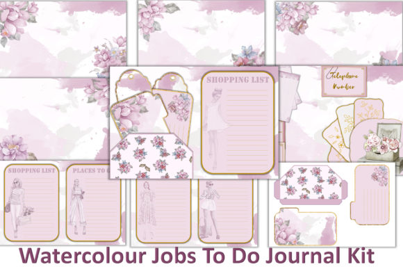 Junk Journal Kit Ephemera for Real Embroidery Projects