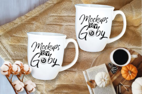 Matching White Mugs Mockups, Family for Mugs Amp
