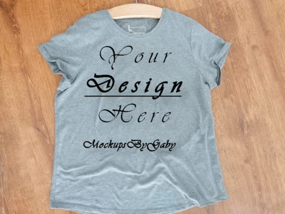 Mockup Grey T-Shirt, Bella Canvas Mockup for Modern Branding and Marketing Visuals