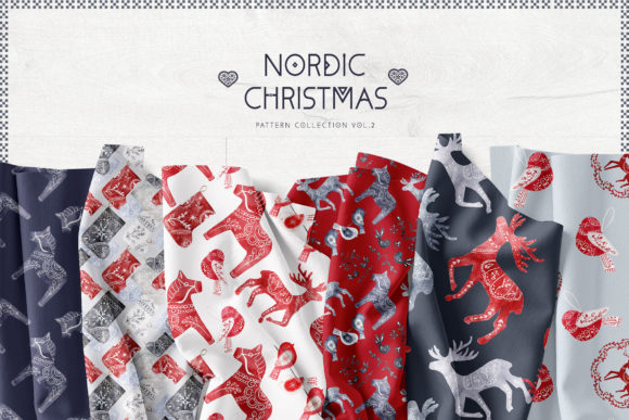 Nordic Christmas Digital Paper Pack 2 Review