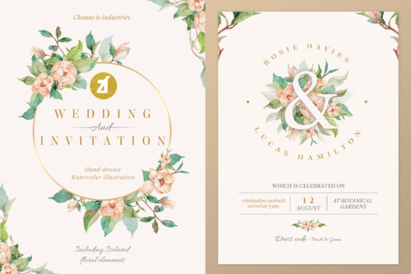 Old Rose Wedding Invitation Graphic: A Designer’s Real-World Review for Print Templates