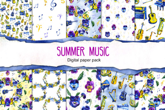 Summer Music Digital Paper Pack: A Designer’s Honest Review