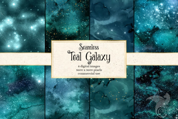 Teal Galaxy Digital Paper: A Designer’s Real-World Embroidery Review