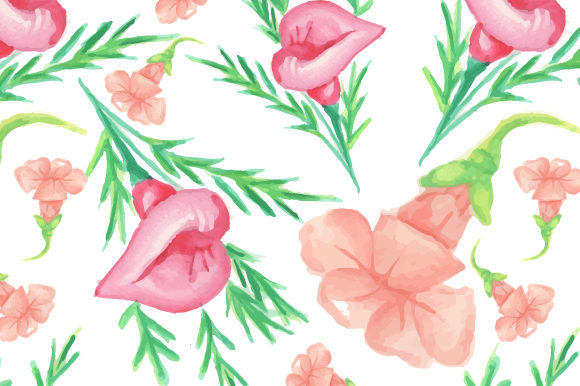 Tropical Seamless Floral Patterns: Fresh Design for Modern Branding