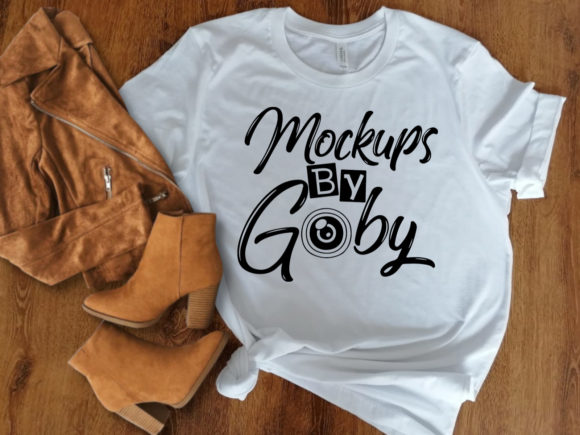 Western T-shirt Mock Up, White T-shirt: A Clean Design Asset for Lifestyle Blogs and Visual Content