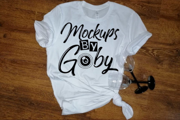 White T-shirt Mockups, Glasses of Wine: A Visual Design Asset for Lifestyle and Editorial Content