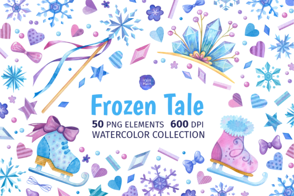 Winter Girly Clipart: A Fresh Editorial Design Asset for Lifestyle and Craft Blogging